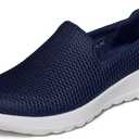 Skechers Women's Go Walk Joy Sneaker, Navy/ White, 8