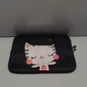 GHJTFC 15 Inch Laptop Sleeve Carrying Bag Neoprene Sleeve Tote Tablet Cover Notebook Briefcase Bag with Handle (Cat,15")