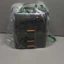 LINFIDITE Cosmetics Storage Box Transparent Lid Large Makeup Organizer Box Drawers Portable Handle Waterproof Dustproof Skincare Display Cases for Countertop, Bathroom, Dresser,Gift Clear Green