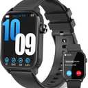 DIVOAZBVO Smart Watch for Men, 120+ Sports Modes Smartwatch with 1.83" HD Touchsreen, Sleep Monitor, IP67 Waterproof, Bluetooth Call & Music Control Fitness Watch for iPhone/Android (Black)