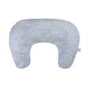 Boppy Nursing Pillow - Ergonomic Bottle & Breastfeeding Pillow with High, Firm, Large Area, Water-Repellent Cushion with Washable Cover; Baby Safety Alliance Verified - Blue Speckled Current