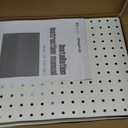 Spampur Peg Board, 4 Pack Metal PegBoard Organizer with Accessories, White Pegboard Panels with 50 Pcs Hooks and Baskets, Wall Organizer for Office, Craft Room Organization, Garage, Sewing Room