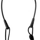 Coiled SUP Leash 10' Surfboard Leash Sup Leg Rope Strap Stand Up Paddleboard Leash (5mm Black)