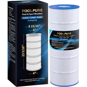 POOLPURE PXST175 Filter Replacement for Hayward X-Stream CCX1750-RE, Filbur FC-1287, Unicel C-8317 Filter Cartridge 1PACK