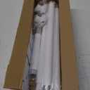 Shower Curtain Rod, Spring Tension Shower Rods Adjustable 32-61 Inch Stainless Steel Telescoping Curtain Rod for Bathroom or Windows, No Drilling, No Slip, No Rust, White