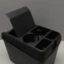 Car Trash Can Bin Waste Container Multi-Function Storage Box Car Cup Holder Car Organizer