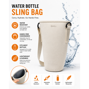 2 set water bottle sling bag