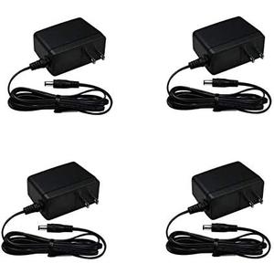 12V 1A / 1000MA DC Power Adapter 4 PACK UL Listed 100-240V 50/60HZ Transformer Power Plug CCTV ALARM LED SWITCHES ROUTERS LOW VOLTAGE UNIVERSAL