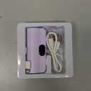 Mini Power Bank,Capsule Power Phone Charger 5500mAh,Portable Charger with Dual USB-C Ports for iPhone 17/16/15/15 plus/15 pro/15 pro Max/Android Phone/Samsung/Moto/LG etc (Purple)