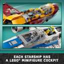 Lego Star Wars: Ahsoka New Republic E-Wing vs. Shin Hatis Starfighter 75364 Star Wars Playset Based on The Ahsoka TV Series, Show Inspired Building Toy for Ahsoka Fans Featuring 5 Star Wars Figures