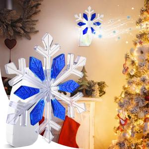 Christmas Wall Fragrance Plug in, Compatible with Bath & Body Works/Wallflowers Refills, Scented Oil Diffuser with Night Light, Air Freshener Plug-in for Xmas Home & Office(Snowflake)