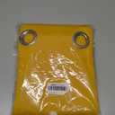 MYSKY HOME Yellow Blackout Curtains for Living Room Bedroom Curtains 84 Inches Long Grommet Room Darkening Window Curtains Thermal Insulated Single Panel Curtains 52 x 84 Inch, Mustard Yellow