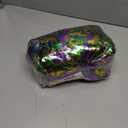 100 Feet Mardi Gras Tinsel Garland Gold Green Purple Christmas Tree Tinsel Garland Metallic Twisted Hanging for Mardi Gras Oktoberfest Birthday Party Decoration, A