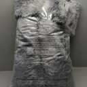 Area Rugs 9x6 for Living Room, Ultra Soft Nursery Rugs for Bedrooms, 9x6 Fluffy Kids Carpet with 0.4" Thick Non-Slip Backing, Long Pile Shag Carpet, Fuzzy, Shaggy, Tie-dye Light Grey