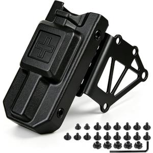 Tactical Holster Adapter Tourniquet Holder Mount, for Qls Quick Locking System Plate and Fork & Safari Holsters Standard 3-Hole Use