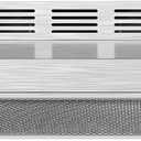 COMFEE' CVU30W2AST Range Hood 30 Inch Ducted Ductless Vent Hood Durable Stainless Steel Kitchen Hood for Under Cabinet with 2 Reusable Filter, 200 CFM, 2 Speed Exhaust Fan Silver