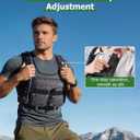 NOOLA Running Vest with 2L Water Bladder, Reflective Hydration Backpack for Men Women, Lightweight Chest Pack with Phone Pocket Adjustable Running Backpack for Marathon Fishing Cycling Hiking, Large