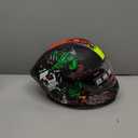 DOT Approved Full Face Modular Flip-Up Dual Visor Motorcycle Helmet for Men Women, Lightweight ABS Shell & Ventilated, Street Bike ATV (Medium, Skull)