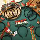 10 Pcs Juneteenth Head Boppers Headband Juneteenth June 19th Party Accessories Favors Decorations 1865 Freedom Day Independence Day Head Boppers Headband for African Black History Month