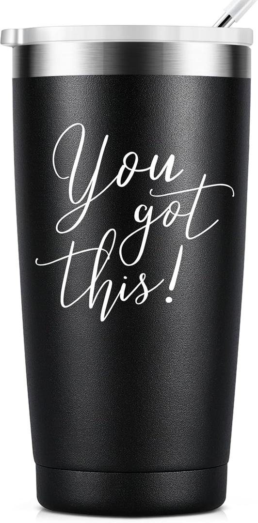 You Got This Tumbler - New Job - Promotion for Coworker - Going Away Gift - Divorce Gift - Inspirational Motivational Get Well Soon Gifts for Men Women, 20 Oz Tumbler