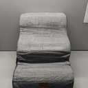 Gardner Pet Dog Stairs for Small Dogs 16.5" H, 2 in 1 Transformable 3-Step Pet Stairs and ramp, Dog Steps for Couch (13-20 in) with Durable Non-Slip Waterproof Cover and CertiPUR-US Certified Foam (Grey)