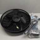 Lasko Oscillating Cyclone Pedestal Fan, Adjustable Height, Timer, Remote Control, 3 Speeds, for Bedroom, Living Room, Home Office, 18", Black, 1843