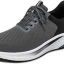 Orthofeet Men's Orthopedic Hands-Free Tilos Slip-On Sneakers (11 Wide, Grey)