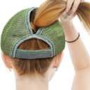 Adjustable Pony Baseball Hat with Hole, Ponytail Hats for Women, Breathable Sports Hat, Ponytail Hat for Ladies