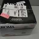 AROMA Rice Cooker, 3-Cup (Uncooked) / 6-Cup (Cooked), Small Rice Cooker, Oatmeal Cooker, Soup Maker, Auto Keep Warm, 1.5 Qt, White, ARC-393NG