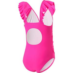 JE Sterguard Girls' Swimwear Swimsuit Kids Bathing Suit One Piece Suits Swim for 8-16 221281 (Rose)