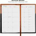 2026 Pocket Planner/Pocket Calendar, 3.5"x6": Includes 14 Months (November 2025 - December 2026) / 2026 Weekly Planner/Weekly Agenda/Monthly Calendar Organizer (Brown/Black)