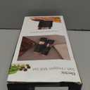 Electric Salt and Pepper Grinder Set - Adjustable Coarseness, Battery-Operated with LED Light, 360 Transparent Design for Kitchen & Outdoor Cooking, Perfect for Home Chefs & Gift Shoppers (Black)