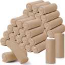 Kinlop 40 Pack Fleece Blanket Bulk 60 x 50 Inch, Khaki