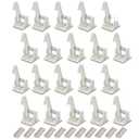 20 Pack Cabinet Locks Child Safety Latches - Vmaisi Baby Proofing Cabinets Drawers Lock - Upgraded Stronger Adhesive Easy Installation - No Drilling (Standard)