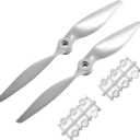 2 Pcs 9060 96" Propeller Prop,Remote Control Propeller,Rc Quadcopter Propellers,Gray Nylon Drone Propellers for Stunt Planes Gliders Flying Wings Delta Wings Drones