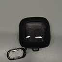 SURITCH for Powerbeats Pro Case Cover, Shockproof Magnetic Cases for Beats Powerbeats Pro Wireless Earbuds, Protective Cover with Magnetic Lid Lock & Carabiner, Full-Body Drop Protection, Black