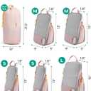 BAGSMART 6 Set /4 Set/2 Set Compression Packing Cubes for Travel, Lightweight Luggage Organizer Bags, Durable Space Saver Bags Travel Essentials