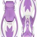 Cressi Rocks Fins, Kids Open Heel Short Fins with Adjustable Straps for Snorkeling and Swimming - Cressi: Quality Since 1946