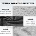 ACUSHLA Merino Wool Gloves for Men & Women - Fleece-lined Touchscreen Thick Warm Winter Glove Liner for Cold Weather (X-Large, Light Grey)