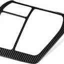 RTYLOPVM Car Central Console Gear Shift Panel Cover Trim Compatible for Toyota RAV4 XA50 2019 2020 2021 2022 2023 2024 RAV 4 Hybrid Accessories(Carbon Fiber)