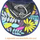 Sun Hats for Women Wide Brim Sun Hat UV Protection Caps Floppy Beach Packable Visor (Blue)