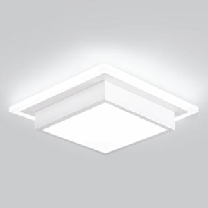 EIDISUNY Modern LED Ceiling Light Fixtures, Hallway Ceiling Light Fixture, Bathroom Ceiling Light Fixtures 32W 6000K, Square Ceiling Light for Kitchen Living Room Bedroom Bathroom