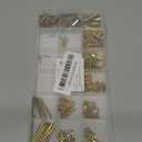 M2 Knurled Brass Standoff Spacers Nuts Screws Kit,240pcs M2 Male Female Metric Thread Round Spacer Screw Nut Bolt Motherboard Spacer for DIY Computer Build, Electronic Projects, Circuit Board