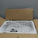 3-Tier Rolling Pantry Cart with Wheels, Stackable Wire Storage Floor Organizer for Kitchen Pantry Snack Shelves, Fruit Basket Stand, Vegetable Storage Rack for Food Snacks Onion Potato, White