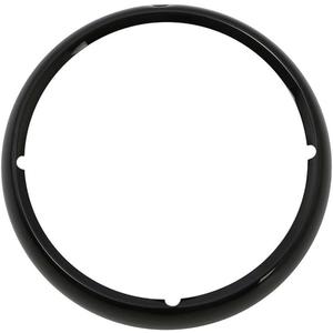 Motorcycle Headlight Assembly Black Chrome Headlight Lamp Trim Ring Cover 7 Inch Headlight Trim Ring Compatible with Harley Davidson Touring Road King Electra Glide Street Glide and Tri Glide