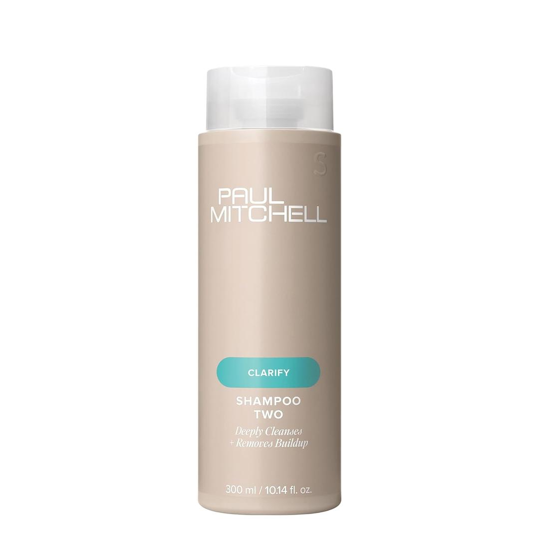 Paul Mitchell Shampoo Two, Clarifying Shampoo, Deep Cleanses + Removes Buildup, For All Hair Types, Especially Oily Hair (10.14 Fl Oz (Pack of 1))