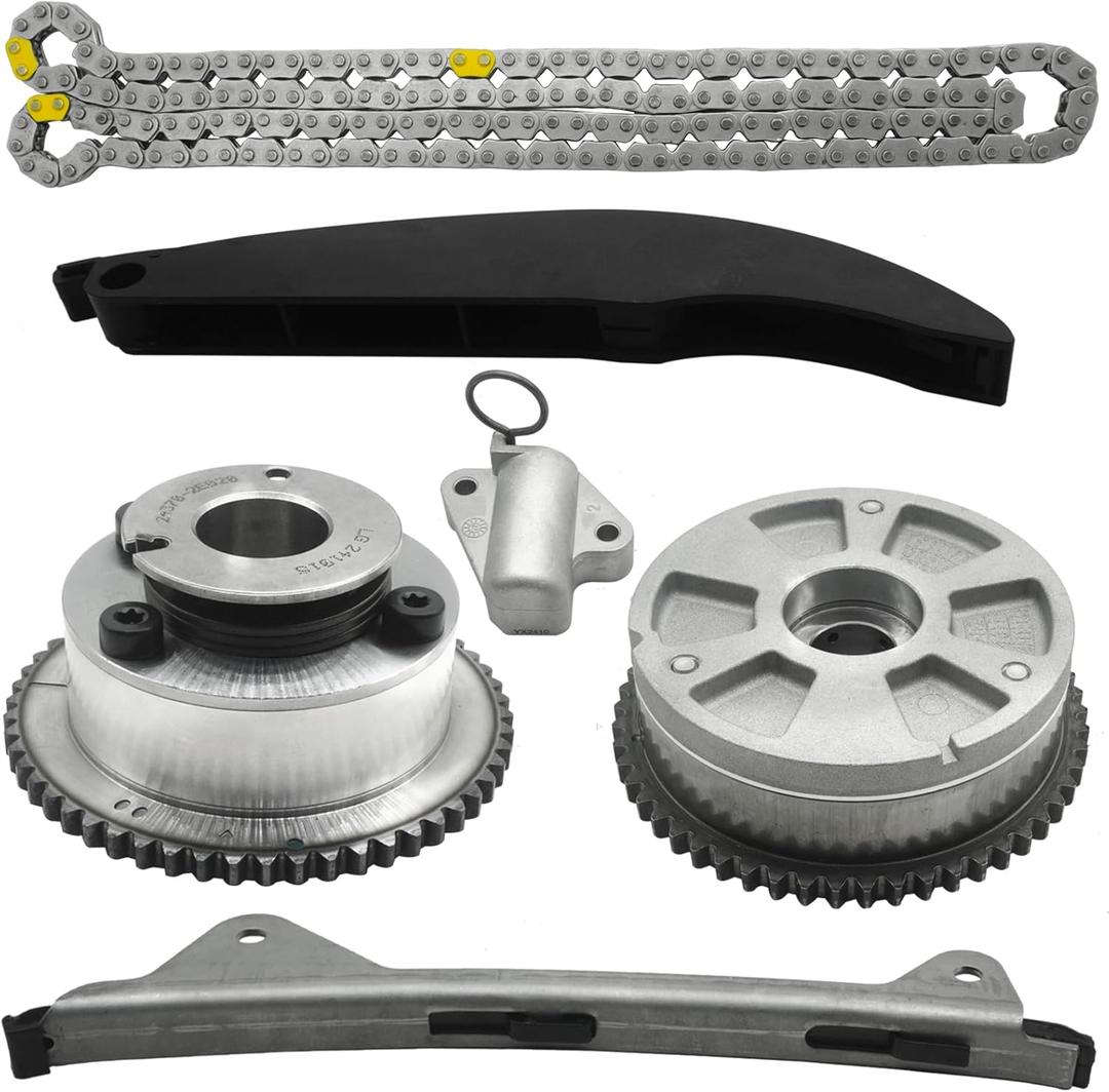 24350-2E700 Timing Chain Kit w/VVT Gear for Hyundai Elantra 2.0 2017-2020,Kona 2.0L 2018-2021,for Veloster 2.0L 2019-2021,for Kia Forte 2.0 17-2022, Forte 5 2.0 L 2017 2018 243212E010 Timing kit