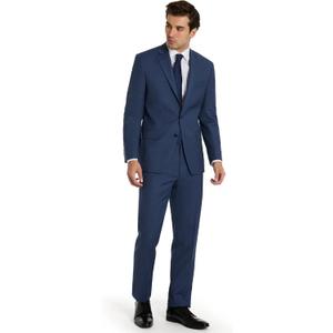 Michael Kors Mens 3-Piece Classic Fit Suit Separates | Pants | Weddings & Formal Events (Jackets & Vests Sold Seperately) (Blue)