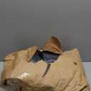 WESTERN HOME WH Calming Anti-Anxiety Donut Dog & Cat Bed, Warming Cozy Soft Round Cushion, Fluffy Faux Fur Plush Cuddler for Small Medium Dogs and Cats (24.0"L x 24.0"W x 8.0"Th, Black)