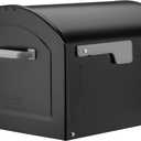 Architectural Mailboxes 950020B-10 Centennial Postmount Mailbox, XL, Black